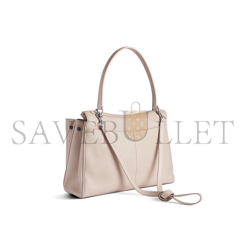 BALENCIAGA WOMEN'S RODEO HANDBAG MEDIUM IN ALMOND 7897722AA4U2910 (35*23.3*10.9cm)